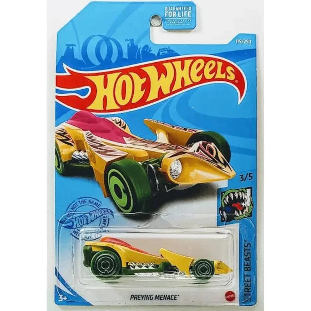 Hot Wheels Preying Menace, Street Beasts 3/5 (Yellow) 115/150